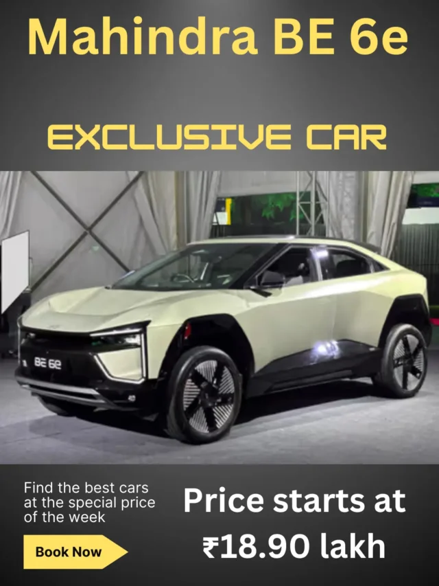 Mahindra BE 6e: A Futuristic Electric SUV